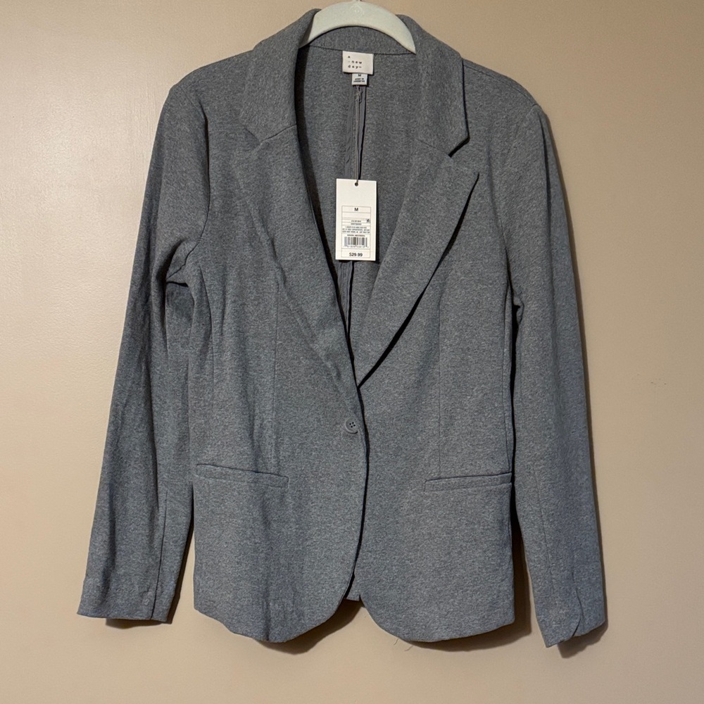 a new day Women's Charcoal Blazer